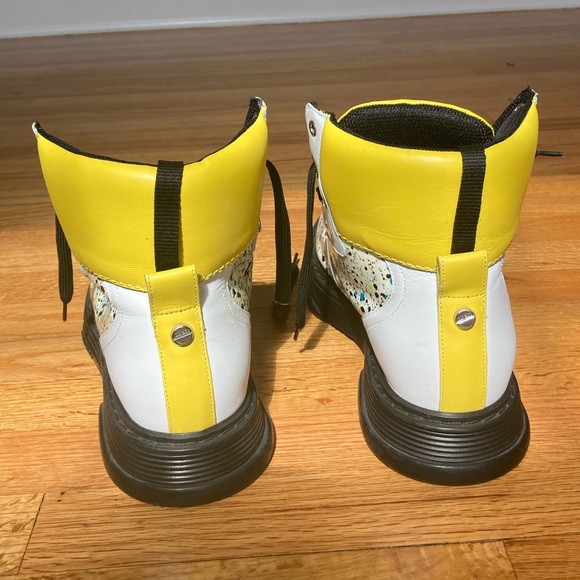 Jimmy Choo Galaxy Paint Splatter High-Top Smeakers - Picture 2 of 12